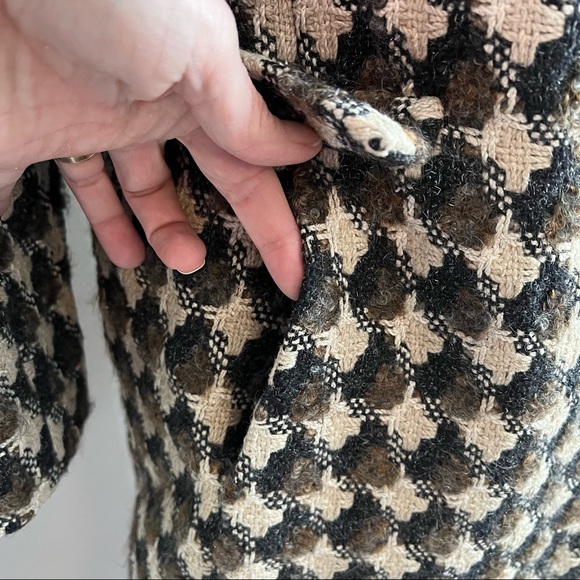 Rare Vintage 1950’s Abercrombie & Fitch tweed wool silk overcoat - Picture 13 of 16